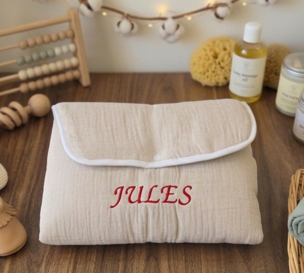 tapis-a-langer-gaz-de-coton-beige-fiche-produit